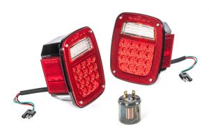 Quadratec LED Tail Light Kit for 81-86 Jeep CJ-5, CJ-7 & CJ-8 Scrambler 55213-0111