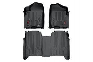 Rough Country Floor Mats FR & RR Crew Cab For 2004-2015 Nissan Titan 2WD/4WD M-81602