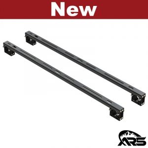 MetalCloak OverCab Cross Beam, System, 2" Tube Lo-Profile Cross Beam, Pair for 07-24+ Jeep Wrangler JK, JL & 20-24+ Gladiator JT R75503