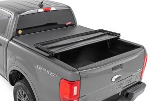 Rough Country Soft Tri-Fold Bed Cover 5' Bed For 2019-2023 Ford Ranger 2WD/4WD 41219500A