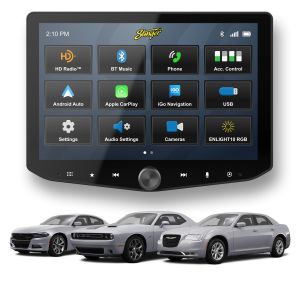 Stinger Off-Road HEIGH10+ 10" Radio Fully Integrated Kit | Displays Vehicle Information RB10CHR15HP for Dodge Challenger/Charger/Chrysler 300 (2015-2023)  RB10CHR15HP