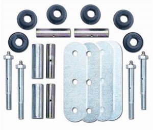 Rubicon Express 1" Lift Greaseable Shackle Kit Rear For 1976-86 Jeep CJ Series RE2782