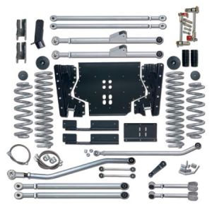 Rubicon Express 4.5" Extreme-Duty Long Arm Kit With Rear Track Bar Kit Without Shocks For 2004-06 Jeep Wrangler TLJ Unlimited RE7224