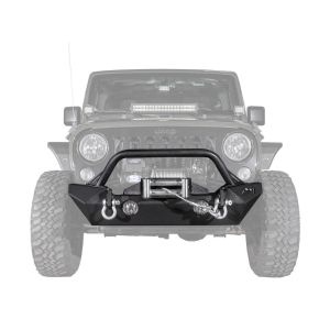 Reaper Off-Road Immortal F1 Stainless Steel Front Stubby Bumper for 07-18 Jeep Wrangler JK, JL, & 20+ Gladiator JT JFBST2-SS-B-