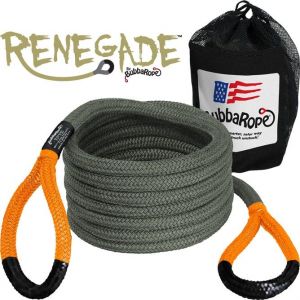 Bubba Rope Renegade 3/4" x 30' Recovery Rope With A 19,000 lbs. Breaking Strength 176655DRG