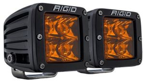 Rigid Industries D-Series Pro 3" LED Cube Light Pair Spot Beam Pattern 20252-