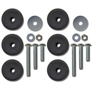 Rock Krawler Front 1"-3" Stackable Bump Stop Kit For 2007-18 Jeep Wrangler JK 2 Door & Unlimited 4 Door Models RK05611