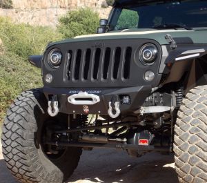 Road Armor Stealth Competition Cut Front Winch Bumper for 07-18+ Jeep Wrangler JK, JL & 20+ Gladiator JT 5180F-
