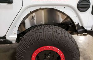 Road Armor Stealth Body Armor Inner Fender Liners Rear Pair for 18-25 Jeep Wrangler JL 518LFR0Z