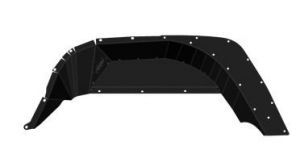 Road Armor Stealth Fender Liners Rear for 18-25 Jeep Wrangler JL 518LFRSB