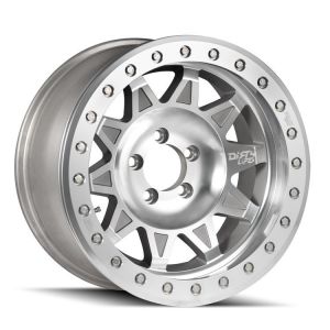 Dirty Life Race Wheels Roadkill Race Beadlock Wheel in Machined Finish for 84-06 Jeep Wrangler YJ, TJ and Cherokee XJ 9302XJ-