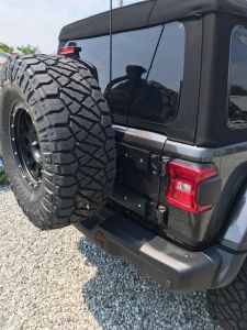 Rock Hard 4X4 Billet Aluminum Hinge Braces for 18+ Jeep Wrangler JL, JLU RH-90345