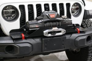 Rock Hard 4X4 Winch Mounting Plate for 18-25 Jeep Wrangler JL & Gladiator JT with Factory Plastic Bumper RH-90205