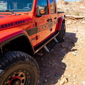 Rock Slide Engineering Gen III Step Sliders for 24 -25 Jeep Gladiator JT BD-SS-301-JT4