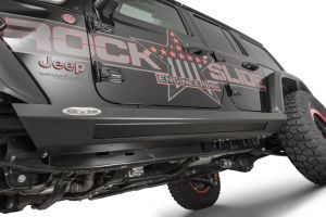 Rock Slide Engineering Gen III Step Slider Skid Plate for 18-25 Jeep Wrangler JL Unlimited 4-Door AX-SP-300-JL4