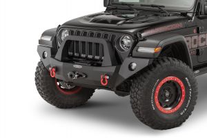Rock Slide Engineering Rigid Front Bumper with Bullbar & Winch Plate for 18-25 Jeep Wrangler JL & Gladiator JT FB-F-100-JL