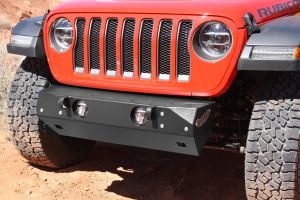 Rock Hard 4X4 Patriot Series Front Stubby Bumper for 18-25 Jeep Wrangler JL & Gladiator JT RH-90200