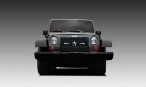 Rolling Big Power RX-3 LED Studded Grille in Black for 07-18 Jeep Wrangler JK, JKU 967483