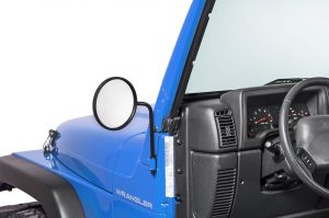 TACTIK Adventure Side Mirrors for 76-20+ Jeep Wrangler JL, JK, TJ, YJ, CJ & Gladiator JT Q1RD-