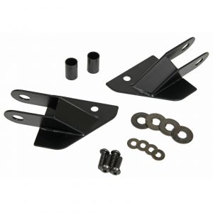 Rampage Mirror Relocation Brackets Pair Black Powder Coat For 1987-95 Jeep Wrangler YJ 8685