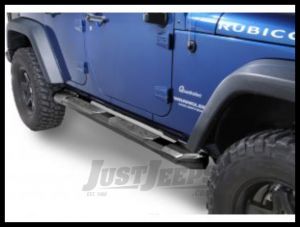 Rampage Xtremeline 70" Step Bar In Gloss Black For 2007-18 Jeep Wrangler JK Unlimited 4 Door 16170