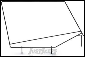 Rampage Window Frames Only Pair (For Soft Upper Half Doors) For 1987-95 Jeep Wrangler YJ 89699