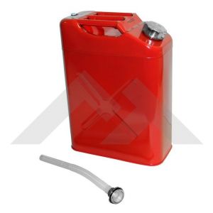 Crown 20L Metal Jerry Can In Red RT26010