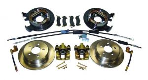 Crown Automotive Drum to Disc Conversion Kit for 97-06 Jeep Wrangler TJ and 93-98 Grand Cherokee ZJ with Dana 35 without ABS RT31006
