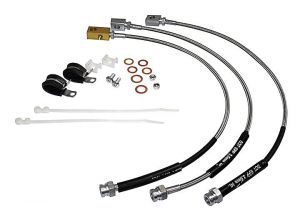 Crown Automotive Stainless Steel Brake Hose Kit for 82-86 Jeep CJ Series RT31016