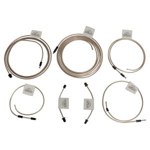 RT Off-Road Brake Line Kit For 1997-06 Jeep Wrangler TJ w/D35 Disk Brakes RT31056
