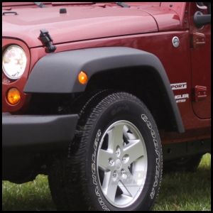 Omix-ADA Replacement Front Driver Side Flare For 2007-18 Jeep Wrangler JK 2 Door & Unlimited 4 Door Models (Textured Black) 11609.21