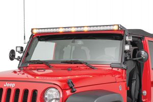 Quadratec J5 Light Bar with Fasttrack Mounting System & 3" Cube Lights for 07-18 Jeep Wrangler JK 97109JKLB-