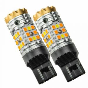 ORACLE LIGHTING 7443-CK LED SWITCHBACK HIGH OUTPUT CAN-BUS LED BULBS (PAIR) For 2018+ Wrangler JL Sport Models 5111-023