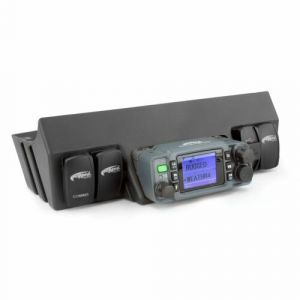 Rugged Radios Upper Windshield Radio Mount for GMR25 and ABM25 Radios for 07-18 Jeep Wrangler JK, JKU MT-JK-25WP