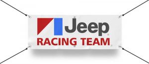 Jeep Merchandise Jeep Racing Team Banner BAN-JRACE-