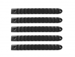 DV8 4 Door Handle Inserts | 5 pcs | Black for 07-18 Jeep Wrangler JK Unlimited D-JP-190028-BK-5