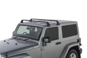 Rhino-Rack Gutter-Mount Vortex 2-Bar Roof Rack for 07-25 Wrangler JL & JK SG60