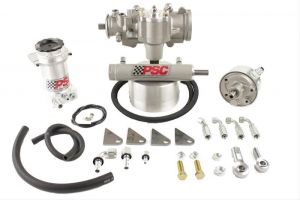 PSC Cylinder Assist Steering Kit for 1972-79 Jeep CJ with Factory Power Steering SK110