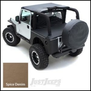 SmittyBilt Strapless Brief Top In Spice Denim For 1997-06 Jeep Wrangler TJ 93317