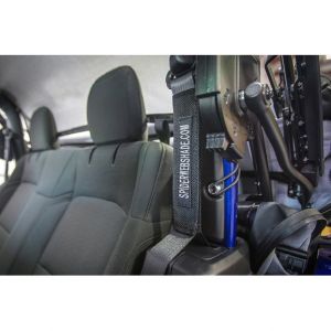 SpiderWebShade Seatbelt Silencers for 18+ Jeep Wrangler JL 2-Door SBSLNR-