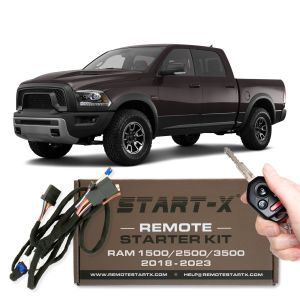 Stinger Off-Road Start-X Plug N Play Remote Starter Kit / Key Start ram18key_app_fnsku for Dodge RAM Pickup Truck 1500/2500/3500 (2018-2023) ram18key_app_fnsku