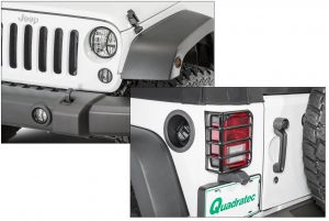 TACTIK 10 Piece Euro Guard Light Set for 07-18 Jeep Wrangler JK 13117JK10P-
