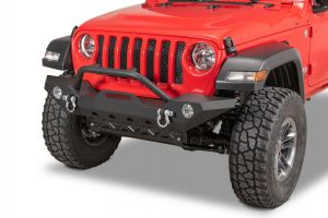 TACTIK HD Front Bumper w/ Hoop for 18-25 Jeep Wrangler JL & Gladiator JT 12052-0140