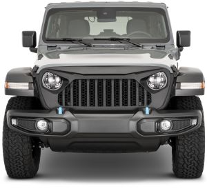 TACTIK Great White Shark Grille for 18-26+ Jeep Wrangler JL & 20-26+ Jeep Gladiator JT w/o TrailCam 13131-1053