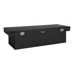 UWS Gloss Black Aluminum 69" Deep Extra-Wide Crossover Truck Tool Box TBSD-69-LBTA-B