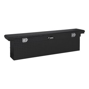 UWS Gloss Black 72" Deep Slim Truck Tool Box, Low Profile (LTL Shipping Only) TBSD-72-SL-LP-B