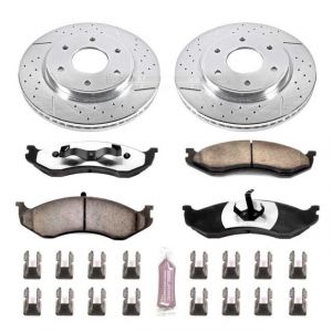 Power Stop Front Z36 Extreme Performance Truck & Tow Brake Kit for 05-10 Jeep Grand Cherokee WK2 & Commander XK K2219-36