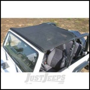 Vertically Driven Products KoolBreez Brief Top In Black For 1955-75 Jeep CJ-5 5575JKB