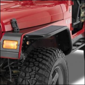 Warrior Products Tube Fender Flares In Unfinished For 1987-95 Jeep Wrangler YJ S7321-RAW