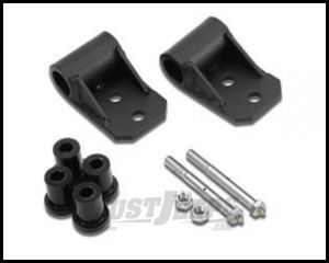 Warrior Products Shackle Frame Mount Brackets with Greasable Bolts and Bushings For 1976-86 Jeep CJ Series 403